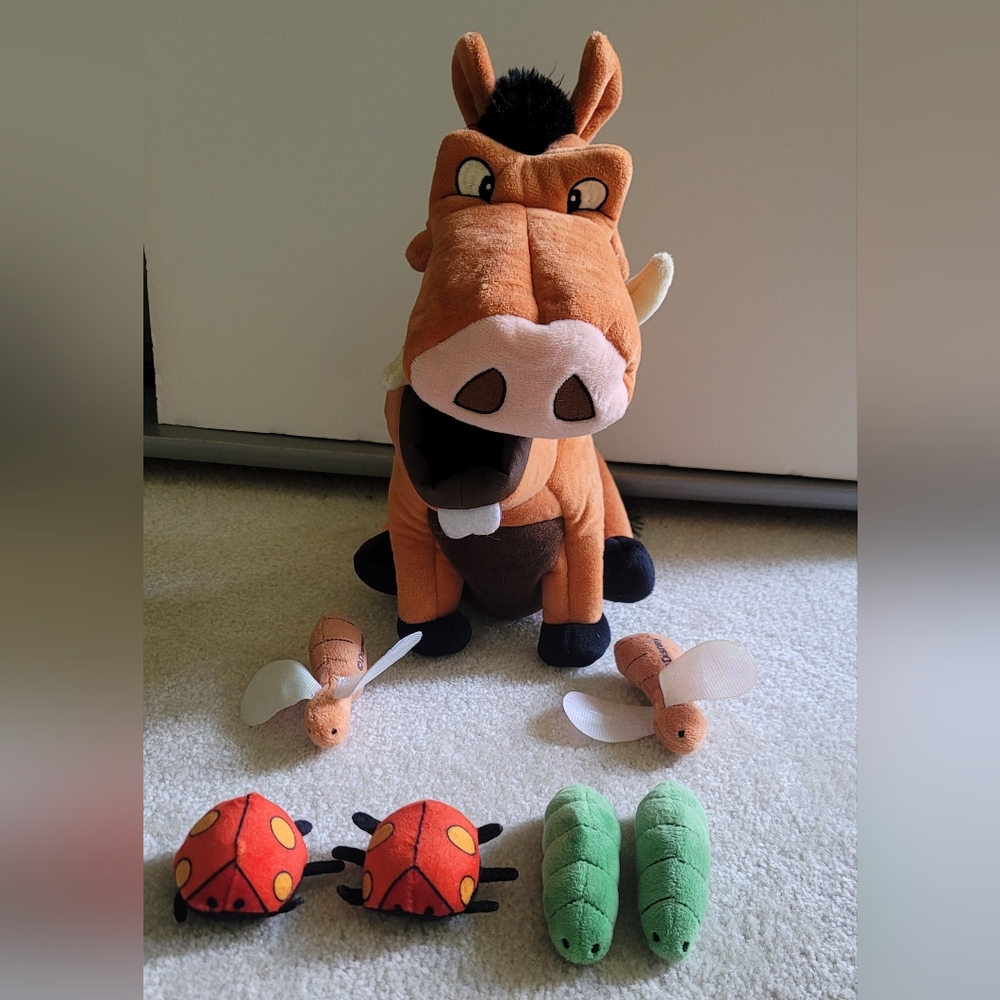 Disney's Pumba Burrow Hide And Seek Dog Toy